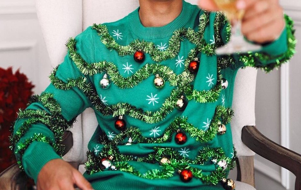 suéter navideño
